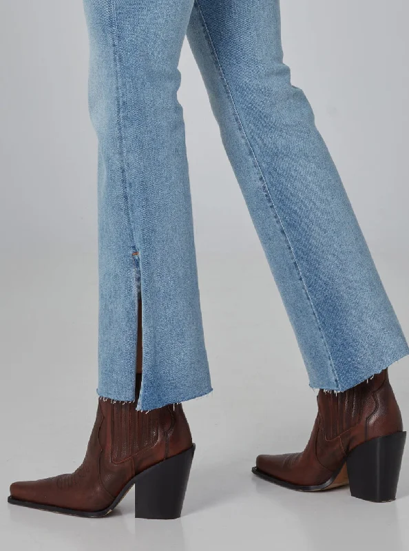 BILLIE-DS High Rise Bootcut Jeans - Dusty Sky